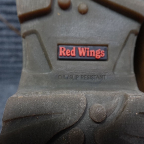 Red Wing Shoes Mens 13 D Brown 6634 King Toe SAfety Toe Work Boot